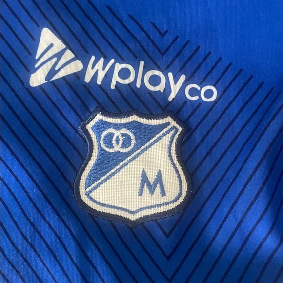 Blue soccer Sports Shirt - Picture 2 of 6